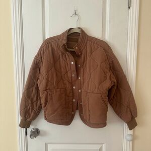 Blank NYC Quilted Jacket in Chai Tea